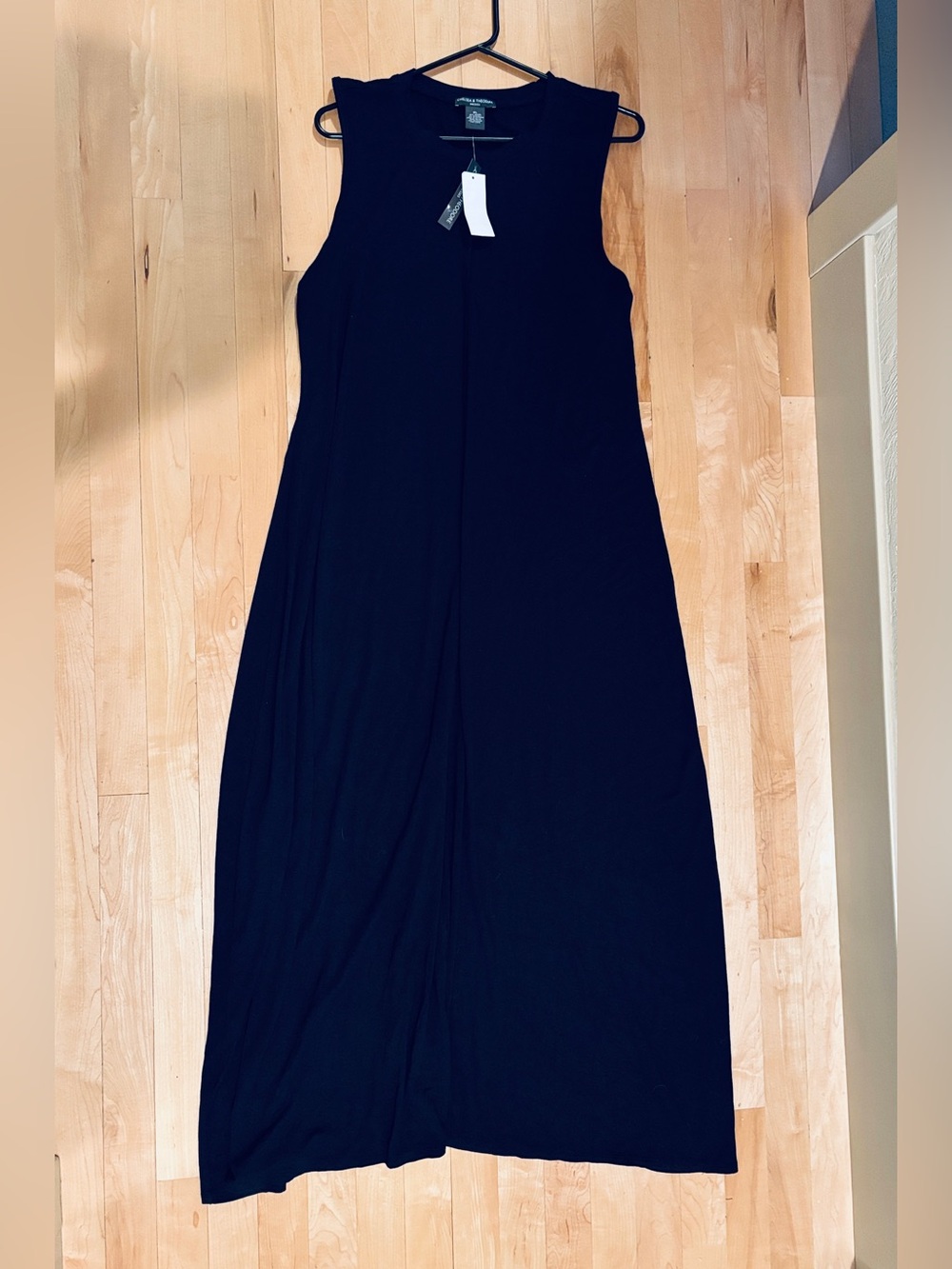 NWT $88 Chelsea & Theodore Navy Blue Sleeveless Maxi Dress “Night Life” - XL